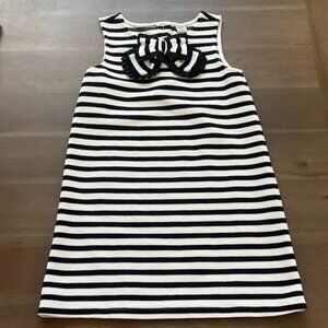 Janie and Jack Striped Black and White Dress size 6